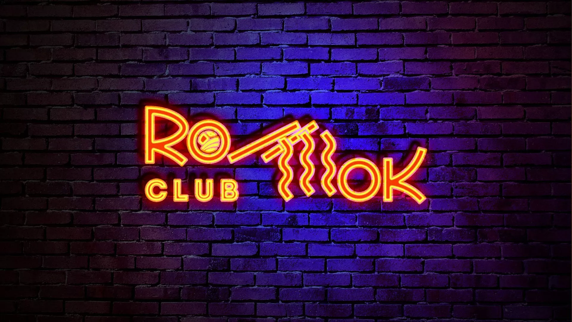 Разработка интерьерной вывески суши-бара «Roll Wok Club» в Юхнове